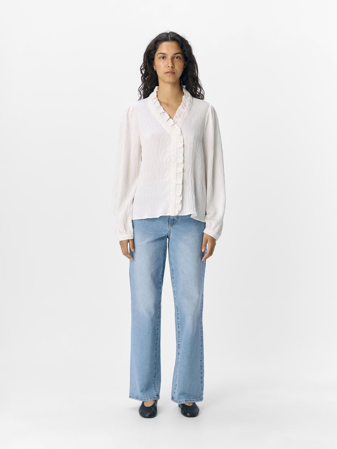 OBJGEMMA Shirt - Bright White - VERO MODA & VILA Bergvik